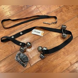 Dog training set.  Clicker, whistle and bells for door.